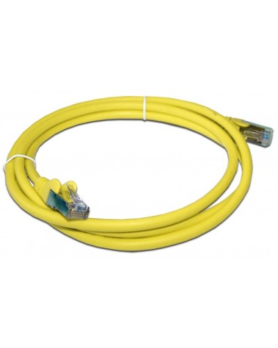 Патч-корд RJ45 - RJ45, 4 пары, FTP, категория 6A, 0.5 м, желтый, LSZH LANMASTER LAN-PC45/S6A-0.5-YL в Балашихе Патч-корды и пигтейлы Pintop.ru