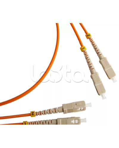 Патч-корд оптический LANMASTER LAN-SC-SC/SU-1.5 в Балашихе Патч-корды и пигтейлы Pintop.ru