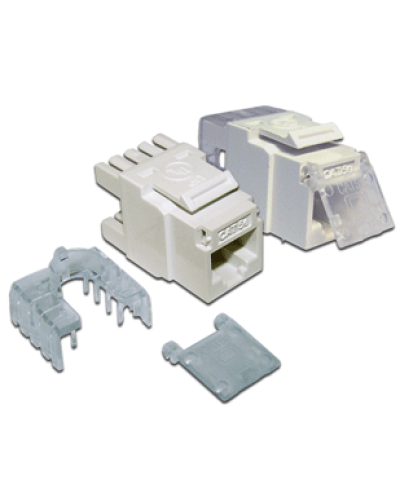 Вставка Keystone Tooless RJ-45, категория 5e, белая, без инструмента LANMASTER LAN-TK45U5E/180-WH в Балашихе Коммутационные изделия Pintop.ru