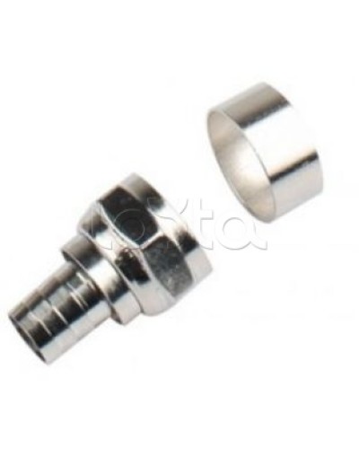 Штекер F-разъем под обжим (RG6U) LAZSO APFC12-RG6U(100) в Балашихе Коннекторы Pintop.ru