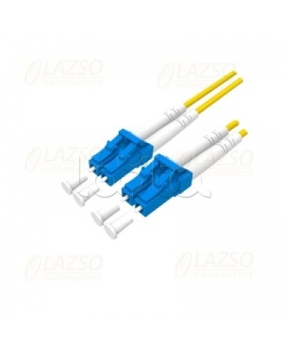 Патч-корд оптический Lazso PC-DU-LC/LC(3m) в Балашихе Патч-корды и пигтейлы Pintop.ru