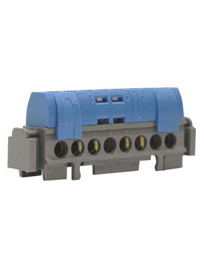 Клеммная колодка IP 2X нейтраль синяя Legrand 004842 в Балашихе Клеммные колодки Pintop.ru