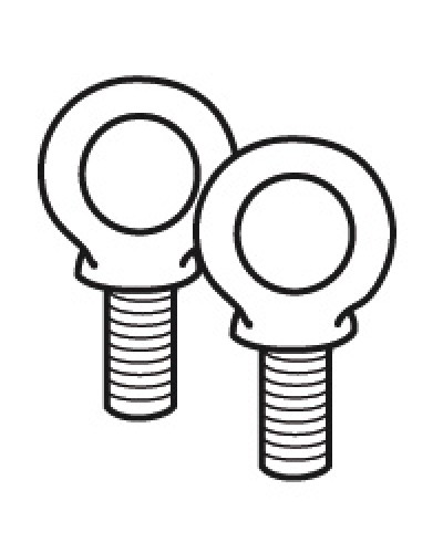 Комплект подъемных колец Legrand 020482 в Балашихе Аксессуары для стоек и шкафов Pintop.ru