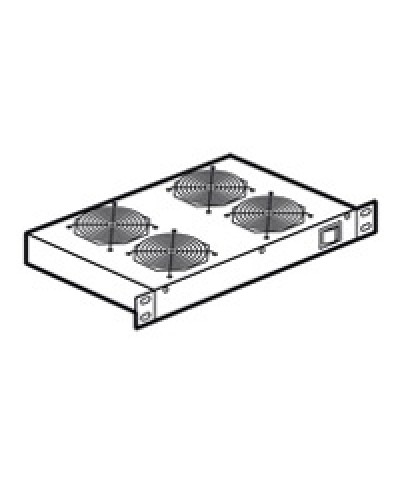 Полка с 4 вентиляторами высотой 1U Legrand 046490 в Балашихе Полки для шкафов и стоек Pintop.ru