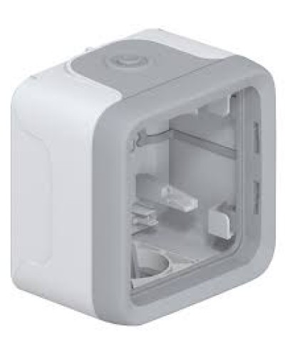 Коробка для накладного монтажа с мембранными сальниками серый 1 пост Plexo Legrand 069651 в Балашихе Распределительные коробки Pintop.ru