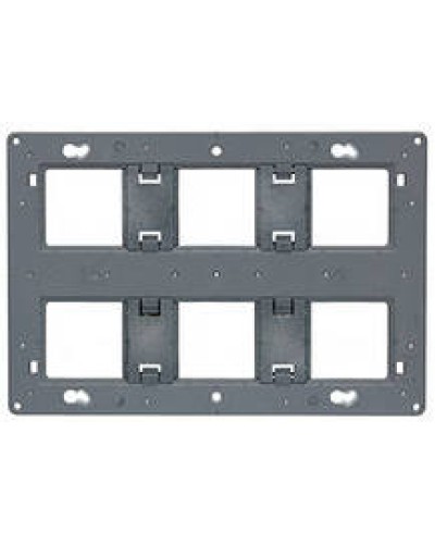 Суппорт Mosaic на 2x6, 2x8 или 2x3x2 модулей LEGRAND 080266 в Балашихе Аксессуары для кабель-канала Pintop.ru