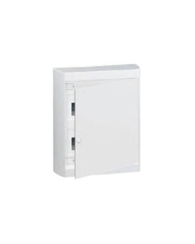 Накладной распределительный щит Nedbox с белой дверью 2 рейки х 12 (+1) модулей Legrand 601237 в Балашихе Боксы для автоматов Pintop.ru