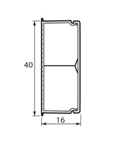 Кабель-канал с перегородкой METRA 40x16 Legrand (638195) в Балашихе Кабель-канал Pintop.ru