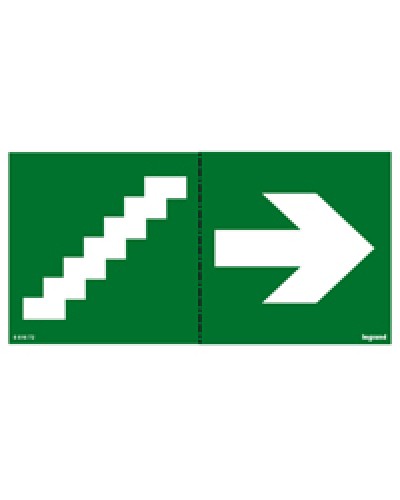 Пиктограмма 100х200 лестница стрелка Legrand 661672 в Балашихе Дополнительное оборудование для ОПС Pintop.ru