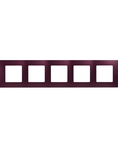 Рамка 5 постов Etika сливовый Legrand 672565 в Балашихе Аксессуары для кабель-канала Pintop.ru