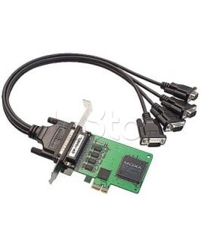 Плата 4-портовая RS-232 для шины PCI Express Moxa CP-104EL-A-DB9M в Балашихе Сетевые карты Pintop.ru