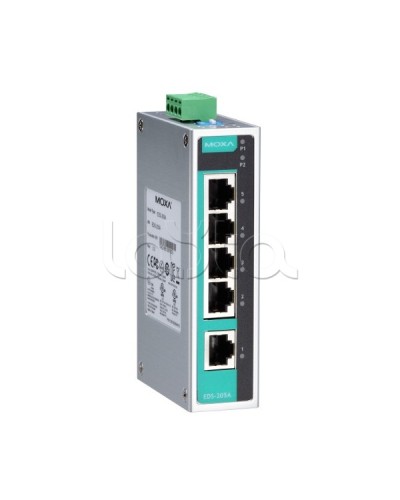 Коммутатор неуправляемый промышленный 5-портовый Moxa EDS-205A-T в Балашихе Коммутаторы Pintop.ru