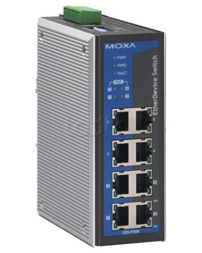Коммутатор неуправляемый промышленный 8-портовый Moxa EDS-308-T в Балашихе Коммутаторы Pintop.ru