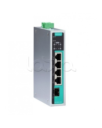 Коммутатор PoE 5-портовый Moxa EDS-G205A-4PoE-1GSFP в Балашихе Коммутаторы Pintop.ru