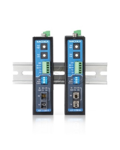 Конвертор RS-232/422/485 в оптику SC Moxa ICF-1150-S-SC в Балашихе Дополнительное оборудование для ОПС Pintop.ru