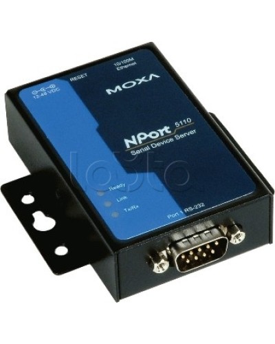 Сервер 1-портовый RS-232 в Ethernet Moxa NPort 5110-T в Балашихе Дополнительное оборудование для ОПС Pintop.ru
