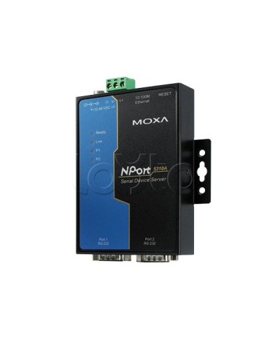 Сервер 2-портовый RS-232 в Ethernet Moxa NPort 5210A в Балашихе Дополнительное оборудование для ОПС Pintop.ru