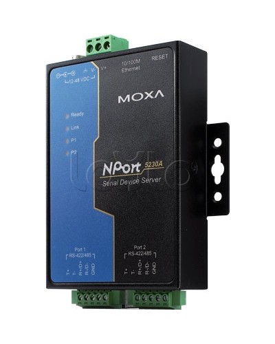 Сервер 2-портовый RS-422/485 в Ethernet Moxa NPort 5230A в Балашихе Дополнительное оборудование для ОПС Pintop.ru