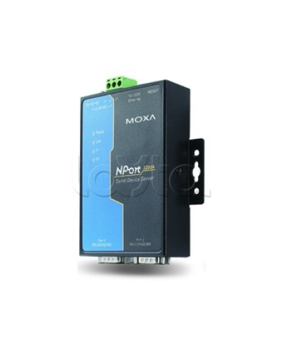Сервер 2-портовый RS-232/422/485 в Ethernet Moxa NPort 5250A в Балашихе Дополнительное оборудование для ОПС Pintop.ru
