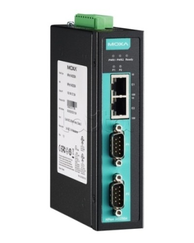 Сервер 2-портовый RS-232/422/485 в Ethernet Moxa NPort IA-5250AI-T-IEX в Балашихе Дополнительное оборудование для ОПС Pintop.ru