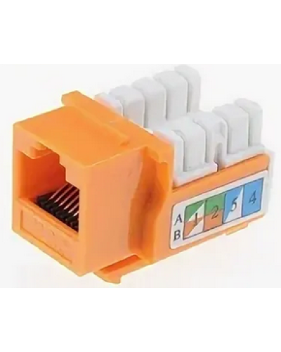 Модуль-вставка NIKOMAX (NMC-KJUE2-FT-OR) в Балашихе Модули Keystone Pintop.ru