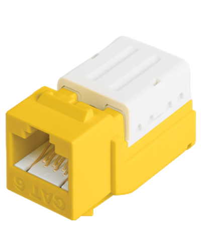 Модуль-вставка NIKOMAX (NMC-KJUE2-FT-YL) в Балашихе Модули Keystone Pintop.ru