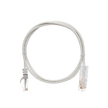 Шнур коммутационный 2хRJ45/8P8C F/UTP кат.5е (NMC-PC4SD55B-100-GY) NIKOMAX (10 м)