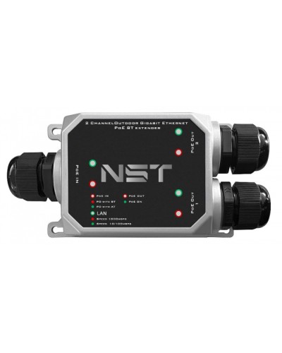 Уличный Ultra PoE удлинитель - коммутатор Gigabit Ethernet до 250м на 3 порта NST NS-EXSW-3GP/W в Балашихе Дополнительное оборудование для сетей Pintop.ru
