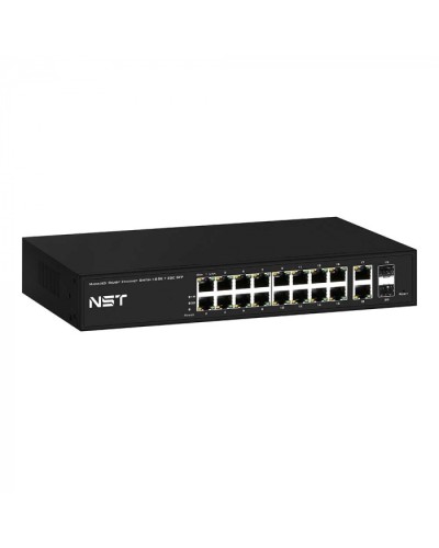 Управляемый (L2+) коммутатор Gigabit Ethernet на 18 RJ45 + 2 GE SFP порта NST NS-SW-18G2G-L в Балашихе Коммутаторы Pintop.ru