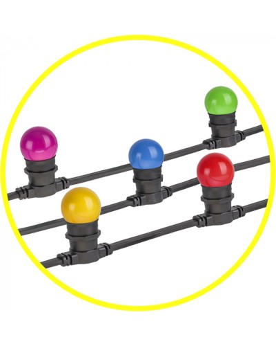 Гирлянда Navigator 93 661 NGF-001-01 (белтлайт 10 5м Е27 черный) в Балашихе Источники света(Лампы) Pintop.ru