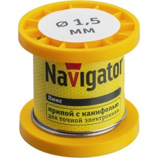 Припой Navigator 93 077 NEM-Pos02-61K-1.5-K50 (ПОС-61, катушка, 1.5 мм, 50 гр)