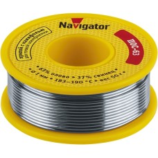 Припой Navigator 93 776 NEM-Pos05-63K-1-K50 (ПОС-63, катушка, 1 мм, 50 гр)