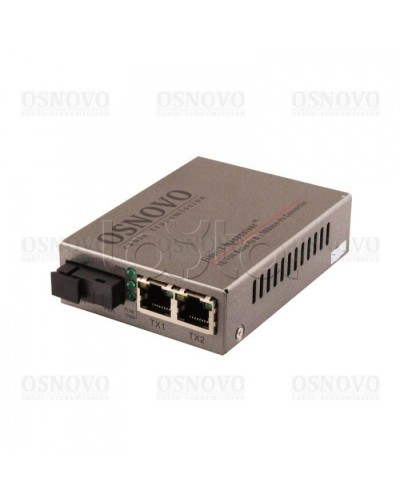Медиаконвертер Fast Ethernet OSNOVO OMC-100-21S5a в Балашихе Медиаконвертеры Pintop.ru