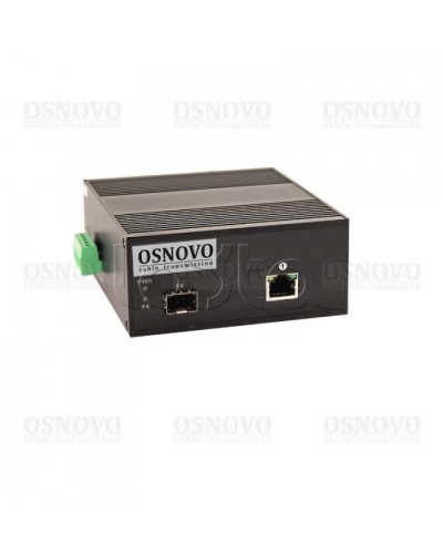 Медиаконвертер Gigabit Ethernet с поддержкой PoE OSNOVO OMC-1000-11HX/I в Балашихе Медиаконвертеры Pintop.ru