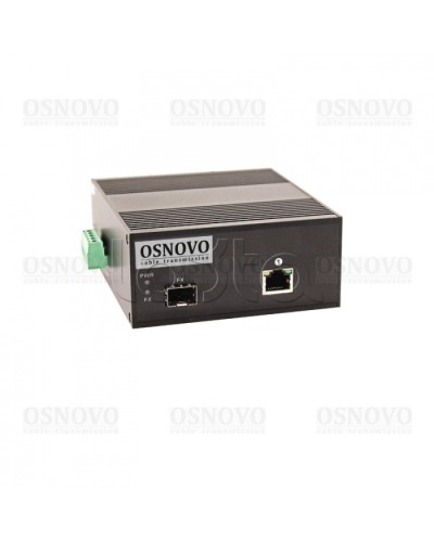 Медиаконвертер Gigabit Ethernet с поддержкой PoE OSNOVO OMC-1000-11X/I в Балашихе Медиаконвертеры Pintop.ru