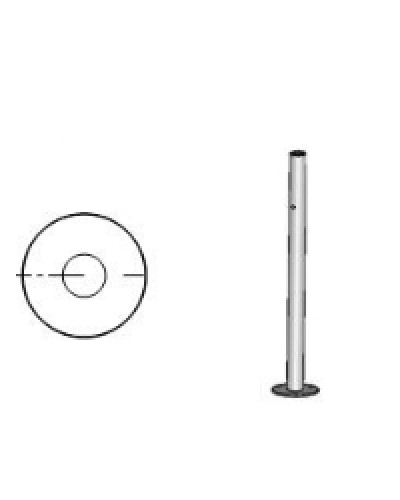 Стойка ограждения с отверстием под фиксатор односторонняя слева Oxgard Стойка ограждения односторонняя с отверстием под фиксатор слева (ВЗР 1996.09.12) в Балашихе Ограждения Pintop.ru