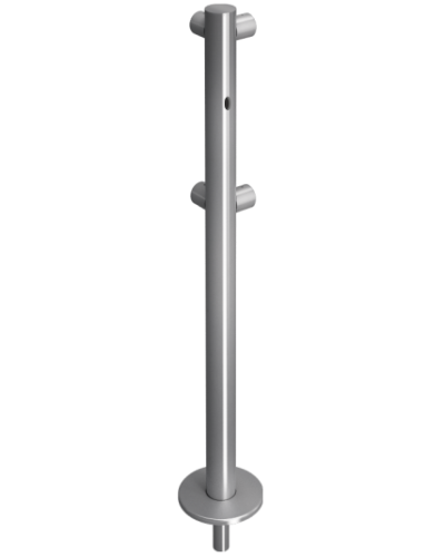 Стойкаограждения съемная L-образная Oxgard ВЗР 1996Р.21-05 в Балашихе Ограждения Pintop.ru