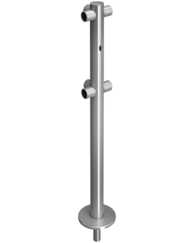 Стойкаограждения съемная Т-образная Oxgard ВЗР 1996Р.21-07 в Балашихе Ограждения Pintop.ru