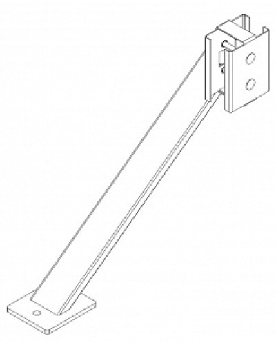 Упор PERCo-MB-16.9 в Балашихе Дополнительное оборудование для СКУД Pintop.ru