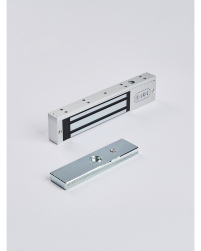 R-Lock RL-EM180-L0S - Электромагнитный замкок, 180кг, DC12/24B, цвет серебристый сатинированный алюминий RAL 7047 в Балашихе Электромагнитные замки Pintop.ru