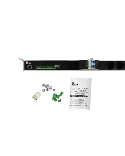 Блок силовых розеток с контроллером REM R-MC1-32-4x2S-2x3C13-2x2C19-A-1820-K в Балашихе Блоки розеток Pintop.ru