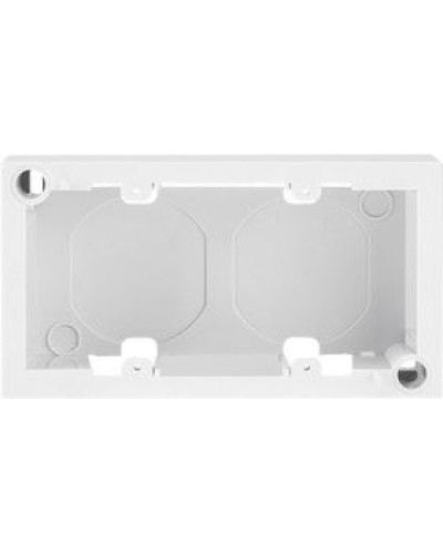 Короб накладной для лицевых панелей 80х150 под 4 модуля 45х22,5 Mosaic 03-0127 в Балашихе Распределительные коробки Pintop.ru