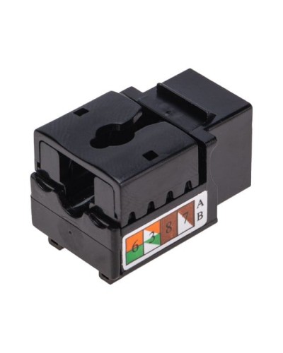 Модуль Keystone Jack RJ-45(8P8C), UTP неэкранированный, CAT 6, тип 90 градусов, черный REXANT PRO 02-0255 в Балашихе Модули Keystone Pintop.ru