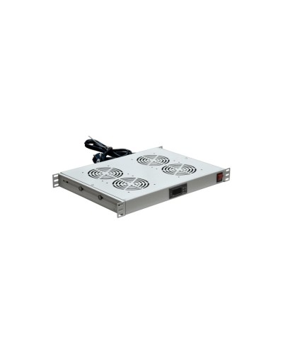 Модуль вентиляторный с термостатом 19 1U с 4-мя вентиляторами REXANT 04-2605 в Балашихе Вентиляторные модули Pintop.ru