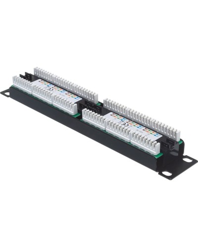 Панель коммутационная 10, 1U, 12 портов UTP, RJ-45, CAT 5e REXANT 04-0025 в Балашихе Патч панель Pintop.ru