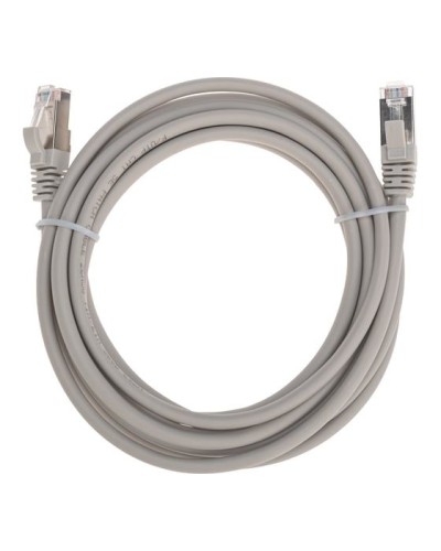 Патч-корд F/UTP, CAT 5e, RJ45-RJ45, 26AWG, LSZH, серый, 3м REXANT 02-0110-3 в Балашихе Патчкорды (медные) Pintop.ru