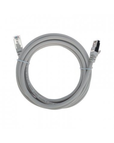 Патч-корд F/UTP, CAT 6, RJ45-RJ45, 26AWG, LSZH, серый, 3м REXANT 02-0210-3 в Балашихе Патчкорды (медные) Pintop.ru