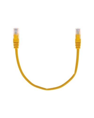 Патч-корд U/UTP, CAT 5e, RJ45-RJ45, 26AWG, LSZH, желтый, 0,3м REXANT 02-0105-03 в Балашихе Патчкорды (медные) Pintop.ru