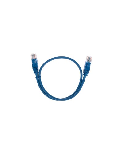 Патч-корд U/UTP, CAT 5e, RJ45-RJ45, 26AWG, LSZH, синий, 0,5м REXANT 02-0104-05 в Балашихе Патчкорды (медные) Pintop.ru