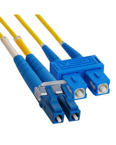 Патч-корд оптический переходной (SM), 9/125 (OS2), LC/UPC-SC/UPC, (Duplex), LSZH, 2м REXANT 50-2410 в Балашихе Патч-корды оптические Pintop.ru